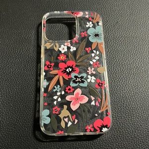 Plastic floral iPhone 13 case